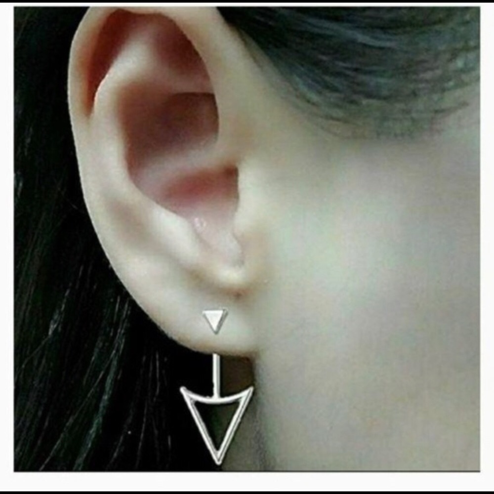 Multi-Wear Arrow Earrings in Gold or Silver